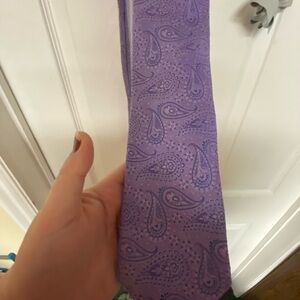Canali Lavender Paisley Tie